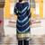 Leheriya Dyed V-Neck Pure Silk Straight Kurta With Trousers & Dupatta