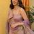 Ethnic Motifs Embroidered Shoulder Strap Kurti With Sharara & Dupatta