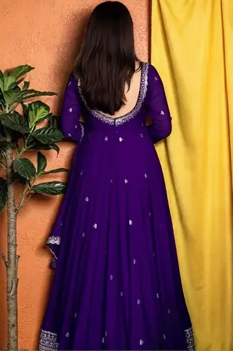 Women Ethnic Motifs Embroidered Empire Thread Work Kurta with Trousers & With Dupatta