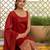 Women Ethnic Motifs Embroidered Square Neck Straight Kurta with Trousers & Dupatta
