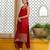 Women Ethnic Motifs Embroidered Square Neck Straight Kurta with Trousers & Dupatta