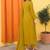 Women Floral Embroidered Tiered Thread Work Kurta with Trousers & With Dupatta