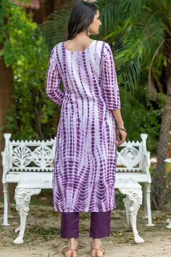 Women Dyed Regular Pure Cotton Kurta with Trousers & With Dupatta