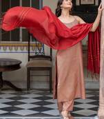 Women Printed Regular Kurta with Trousers & With Dupatta