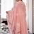 Women Floral Embroidered Regular Mirror Work Chanderi Silk Kurta with Trousers & With Dupatta