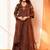 Women Ethnic Motifs Embroidered Panelled Thread Work Kurta with Palazzos & With Dupatta