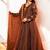 Women Ethnic Motifs Embroidered Panelled Thread Work Kurta with Palazzos & With Dupatta