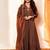 Women Ethnic Motifs Embroidered Panelled Thread Work Kurta with Palazzos & With Dupatta