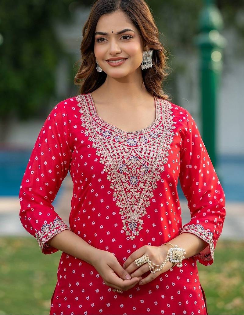 Women Ombre Printed Regular Kurta with Trousers & With Dupatta