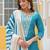 Women Ethnic Motifs Printed Regular Thread Work Kurta with Trousers & With Dupatta