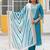 Women Ethnic Motifs Printed Regular Thread Work Kurta with Trousers & With Dupatta