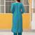 Women Ethnic Motifs Printed Regular Thread Work Kurta with Trousers & With Dupatta