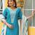 Women Ethnic Motifs Printed Regular Thread Work Kurta with Trousers & With Dupatta