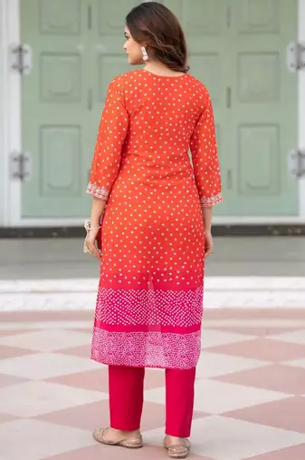 Women Ethnic Motifs Printed Regular Thread Work Kurta with Trousers & With Dupatta
