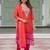 Women Ethnic Motifs Printed Regular Thread Work Kurta with Trousers & With Dupatta