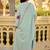 Floral Embroidered Empire Thread Work Pure Cotton Kurta with Palazzos & Dupatta