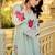 Floral Embroidered Empire Thread Work Pure Cotton Kurta with Palazzos & Dupatta