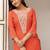 Women Ethnic Motifs Embroidered Regular Thread Work Pure Cotton Kurta with Trousers & With Dupatta