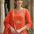Women Ethnic Motifs Embroidered Regular Thread Work Pure Cotton Kurta with Trousers & With Dupatta
