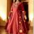 Women Ethnic Motifs Embroidered Panelled Thread Work Chanderi Silk Kurta with Trousers & With Dupatta