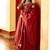 Women Ethnic Motifs Embroidered Panelled Thread Work Chanderi Silk Kurta with Trousers & With Dupatta