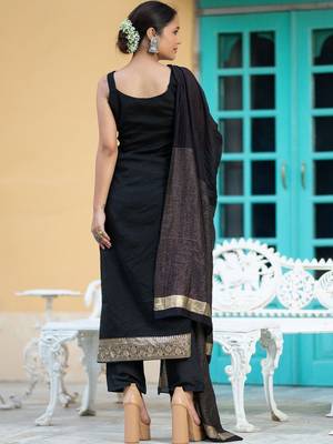 Women Ethnic Motifs Embroidered Regular Thread Work Kurta with Trousers & With Dupatta 4