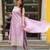 Women Ethnic Motifs Regular Thread Work Kurta with Trousers & With Dupatta