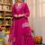Women Ethnic Motifs Embroidered Regular Thread Work Kurta with Palazzos & With Dupatta