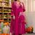 Women Ethnic Motifs Embroidered Regular Thread Work Kurta with Palazzos & With Dupatta