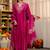 Women Ethnic Motifs Embroidered Regular Thread Work Kurta with Palazzos & With Dupatta