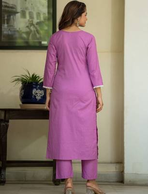 Women Ethnic Motifs Embroidered Regular Thread Work Kurta with Trousers & With Dupatta 4