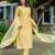 Women Ethnic Motifs Embroidered Regular Thread Work Chanderi Silk Kurta with Trousers & With Dupatta