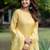 Women Ethnic Motifs Embroidered Regular Thread Work Chanderi Silk Kurta with Trousers & With Dupatta