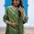 Women Leheriya Dyed Silk Kurta with Trousers & Dupatta