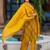 Women V-Neck Pure Silk Kurta with Palazzos & With Dupatta