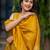 Women V-Neck Pure Silk Kurta with Palazzos & With Dupatta