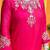 Women Ethnic Motifs Embroidered Regular Thread Work Silk Crepe Kurta with Palazzos & With Dupatta