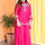Women Ethnic Motifs Embroidered Regular Thread Work Silk Crepe Kurta with Palazzos & With Dupatta