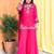 Women Ethnic Motifs Embroidered Regular Thread Work Silk Crepe Kurta with Palazzos & With Dupatta