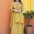 Women Ethnic Motifs Embroidered Tiered Thread Work Silk Crepe Kurta with Palazzos