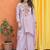 Women Ethnic Motifs Embroidered Regular Thread Work Silk Crepe Kurta with Palazzos