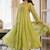 Women Empire Mirror Work Chanderi Silk Kurta with Palazzos & With Dupatta