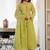 Women Empire Mirror Work Chanderi Silk Kurta with Palazzos & With Dupatta