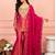 Ethnic Motifs Embroidered Regular Thread Work Kurta with Sharara & With Dupatta