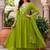 Women Floral Embroidered Empire Thread Work Kurta with Palazzos & With Dupatta