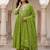 Women Floral Embroidered Empire Thread Work Kurta with Palazzos & With Dupatta