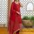 Women Ethnic Motifs Embroidered Regular Kurta with Trousers & With Dupatta