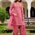 Women Ethnic Motifs Embroidered Regular Thread Work Pure Silk Kurta with Patiala & With Dupatta