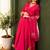 Women Ethnic Motifs Embroidered Empire Thread Work Chanderi Silk Kurta with Trousers & With Dupatta