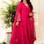Women Ethnic Motifs Embroidered Empire Thread Work Chanderi Silk Kurta with Trousers & With Dupatta